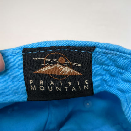Prairie Mountain Baseball Cap Blue One Size Yellowstone National Park Moose Hat