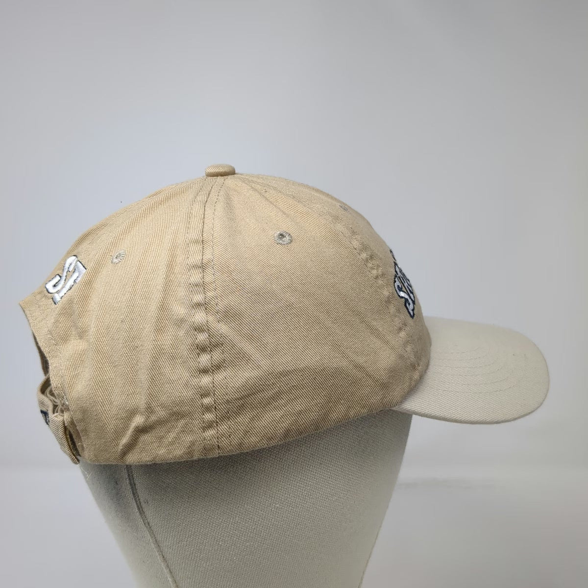 Beige Baseball Cap One Size San Francisco California SF City By The Bay USA Hat