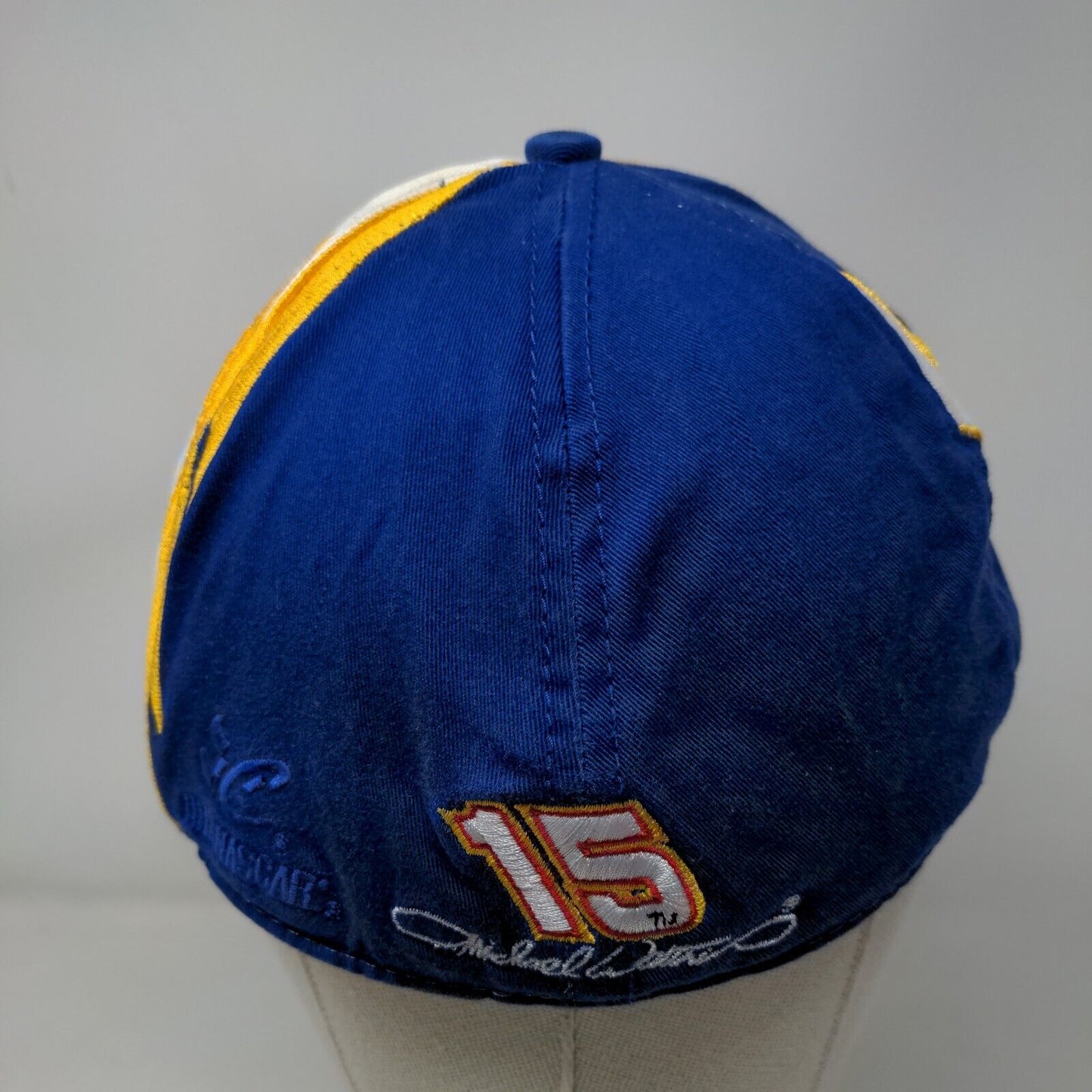 NAPA Racing Hat Michael Waltrip Embroidered Flames Autographed Chase NASCAR OSFM
