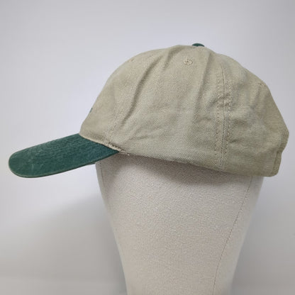 HeadShot Baseball Cap Beige Green One Size YMC Mechanical Contractor Hat