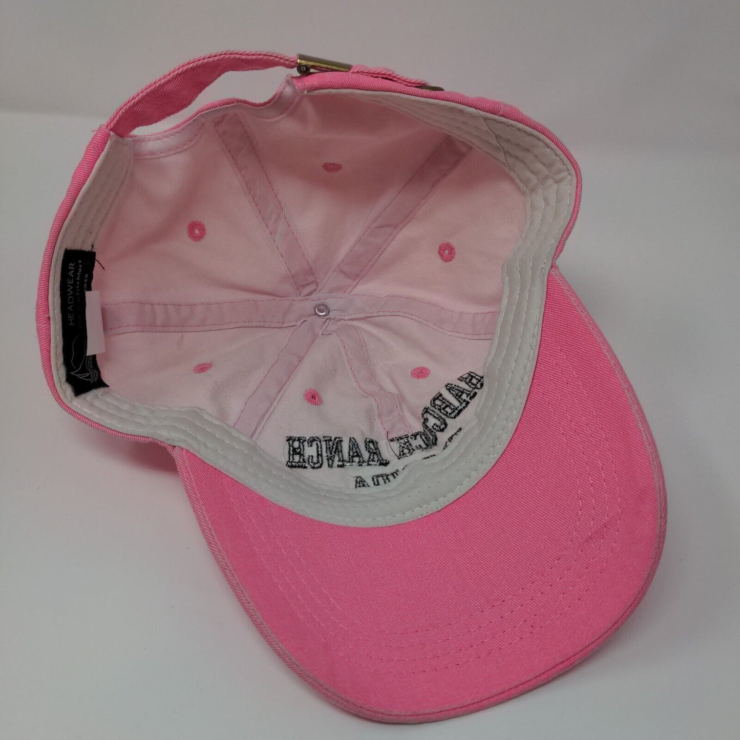 Babcock Ranch Florida Slideback Hat Pink OSFM Embroidered Headwear