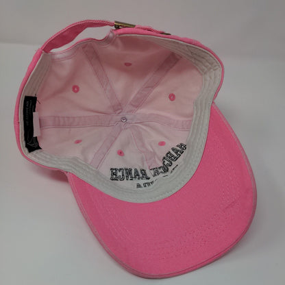 Babcock Ranch Florida Slideback Hat Pink OSFM Embroidered Headwear