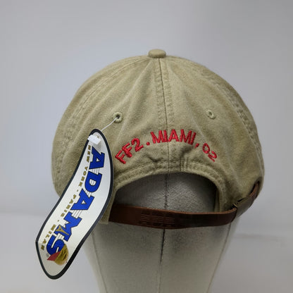 Adams Beige Baseball Cap One Size Fast and the Furious 2 Film Crew Hat Slideback