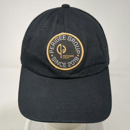 Yupoong Baseball Cap Black One Size Perigee Group Patch Hat Slideback Cotton