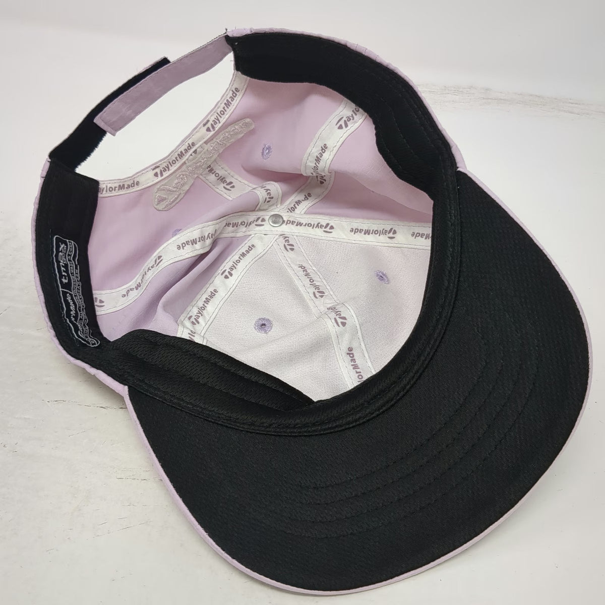 TaylorMade Baseball Cap Purple One Size Hat Polyester Strapback Embroidered Golf