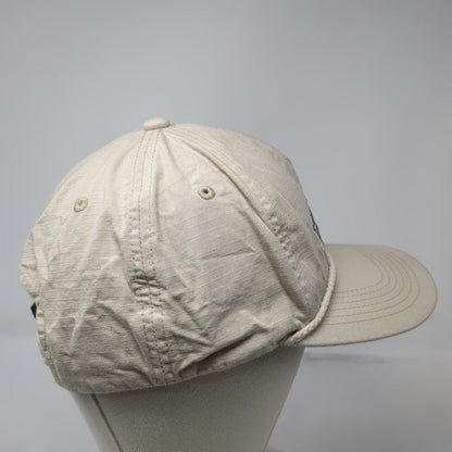 Turtlebox 5 Panel Beige Hat One Size Rope Saltwater Fish Embroidery Snapback