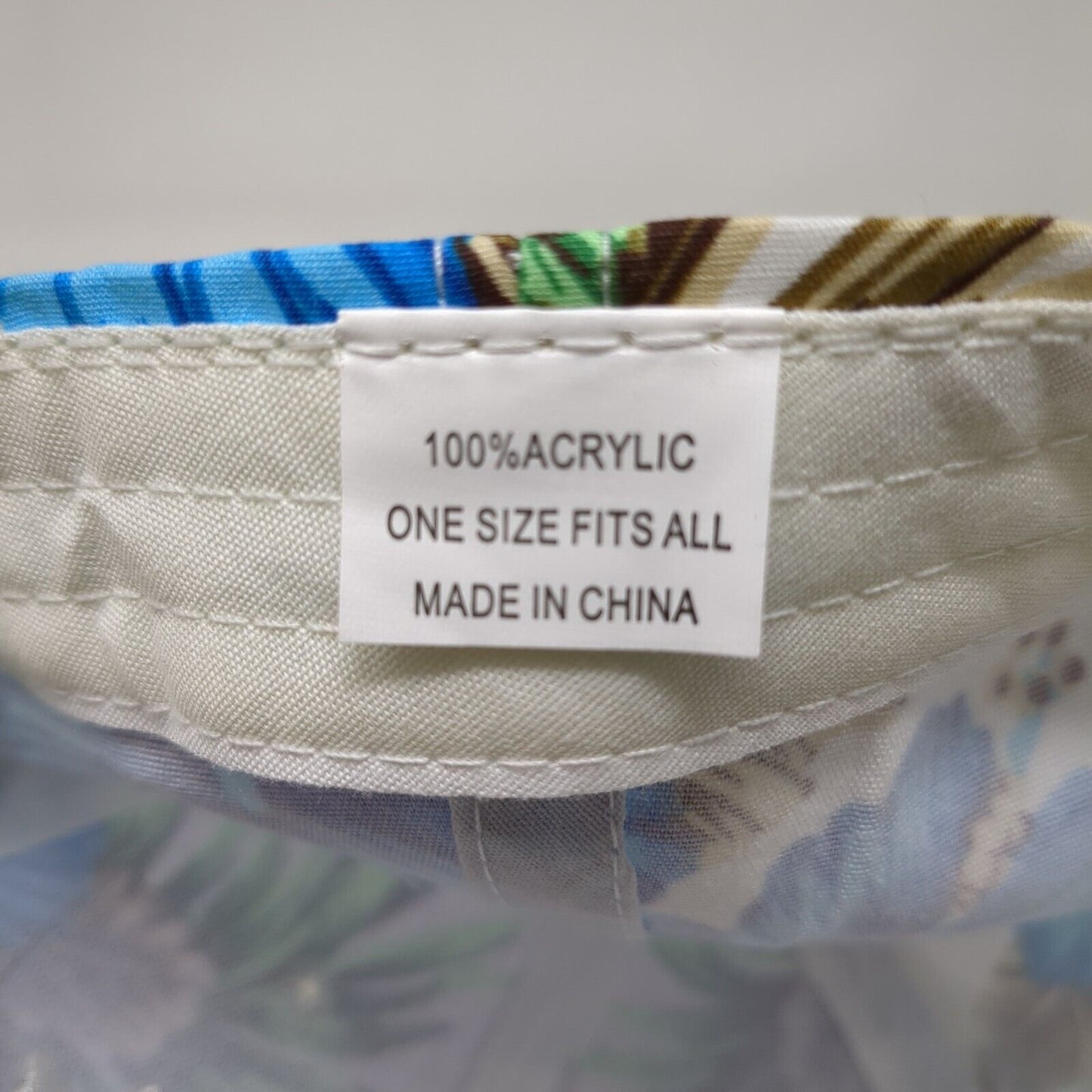 Ensenada Mexico Strapback Hat Multicolor One Size Floral Hawaiian