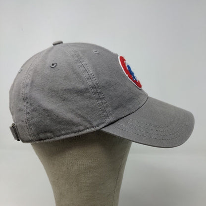 '47 Brand Men's Slideback Hat Gray OSFA Chicago Cubs Patch Logo Cotton