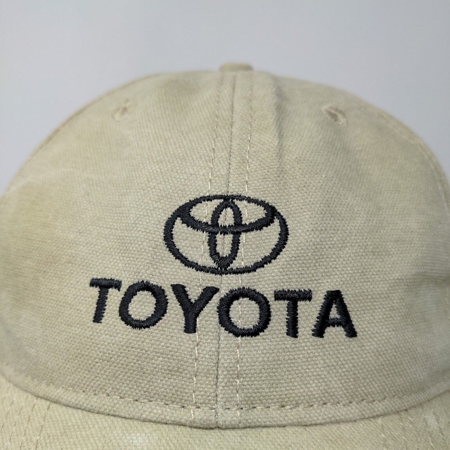 Toyota Men's Slideback Hat Tan Adjustable Indiana State Fair Embroidered Logo