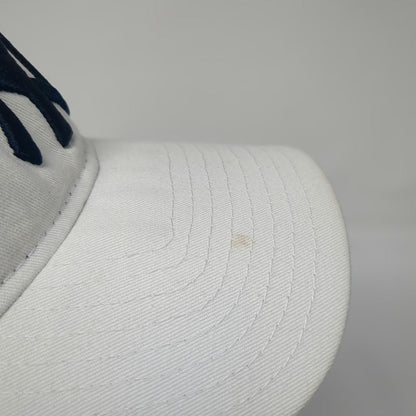 New York Yankees MLB New Era Baseball Cap White L 49FORTY Gray Under Brim Hat