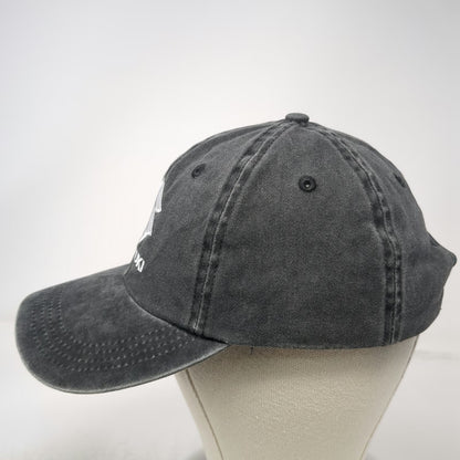 Three In Suzuki Baseball Cap Gray One Size Slideback Embroidered Logo Moto Hat