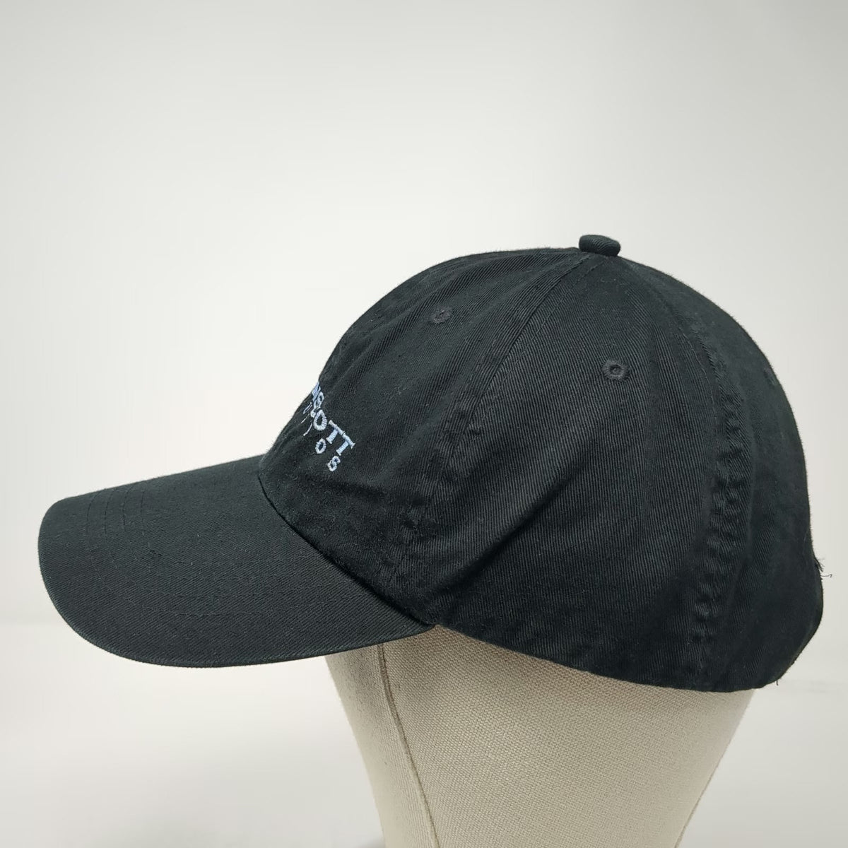 HIT WEAR Baseball Cap Black One Size Wainscott Studios Cotton Strapback Hat Logo