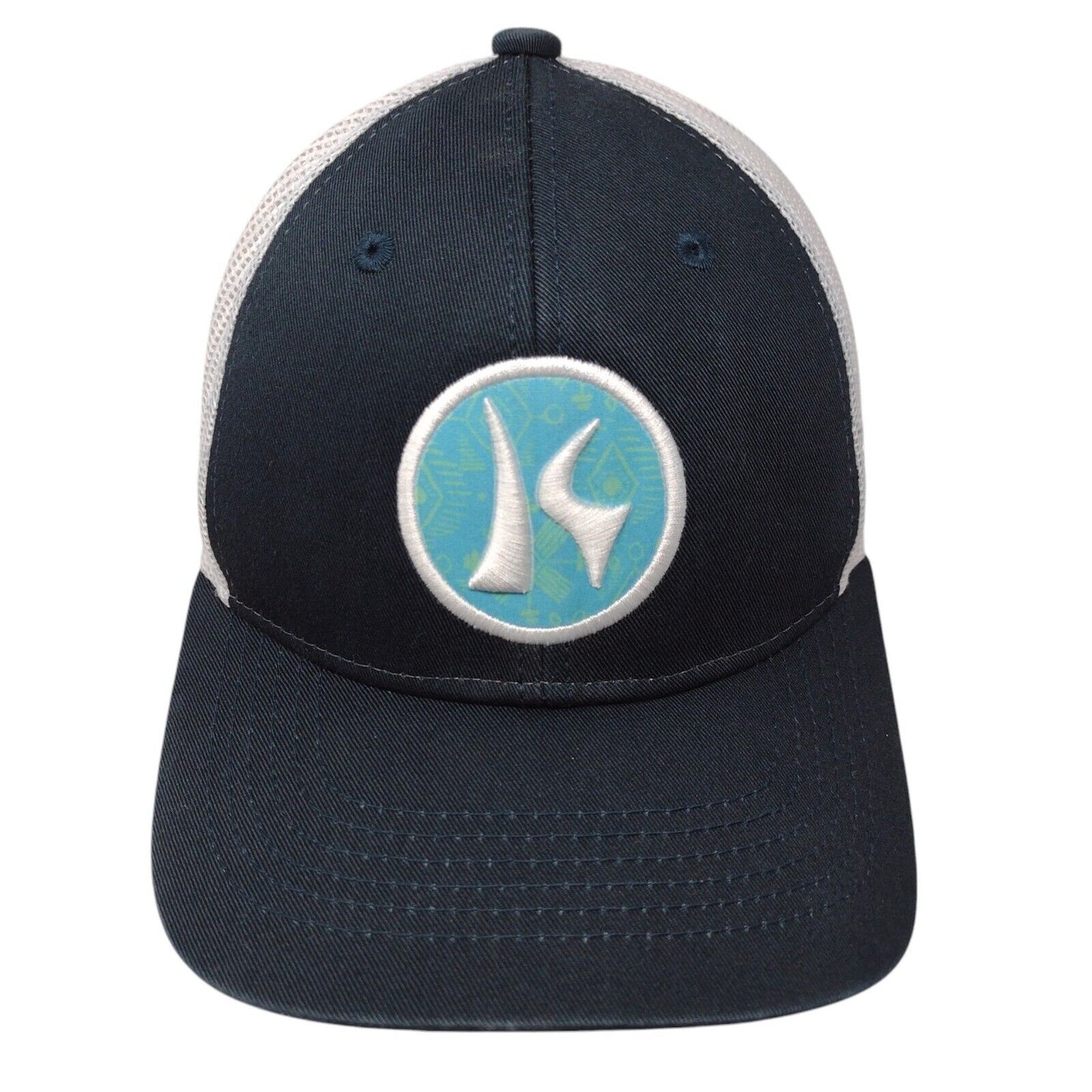 Killik Ladies Snapback Trucker Hat Blue OSFM Adjustable Embroidered Mesh Back