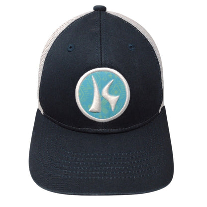 Killik Ladies Snapback Trucker Hat Blue OSFM Adjustable Embroidered Mesh Back