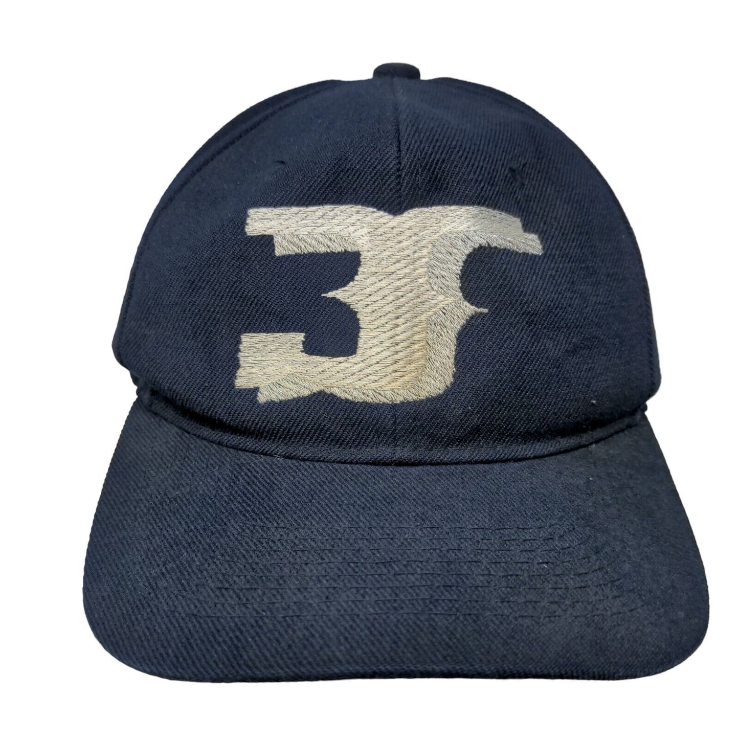 Unbranded Snapback Hat Blue OSFA Embroidered Adjustable 6 Panel