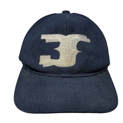 Unbranded Snapback Hat Blue OSFA Embroidered Adjustable 6 Panel