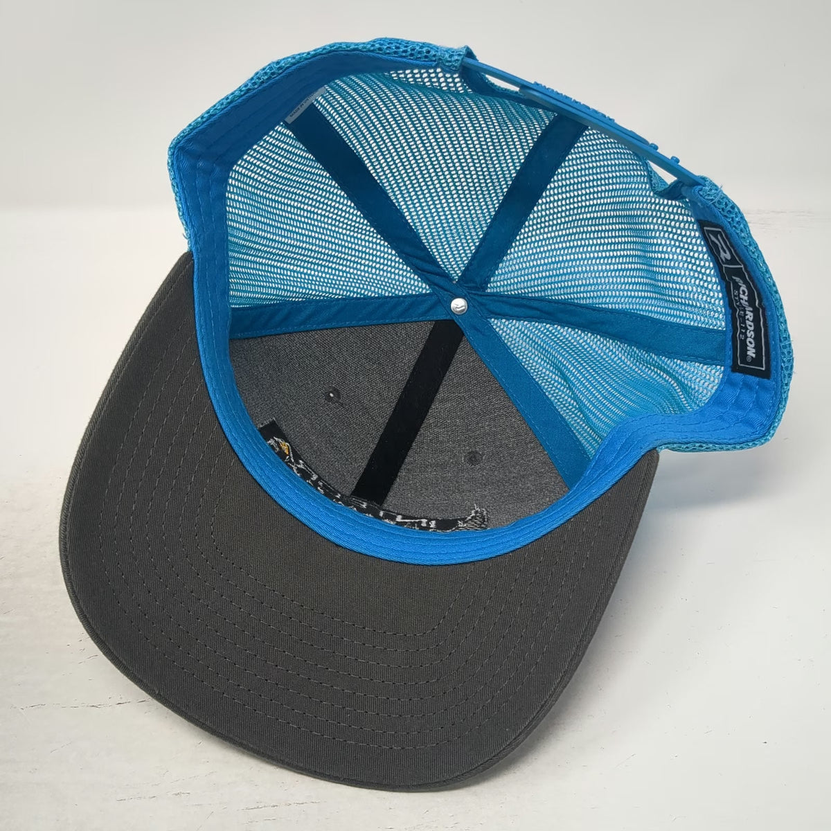 Richardson Trucker Hat Gray Blue One Size Snapback Integra DeLamar Idaho Mining