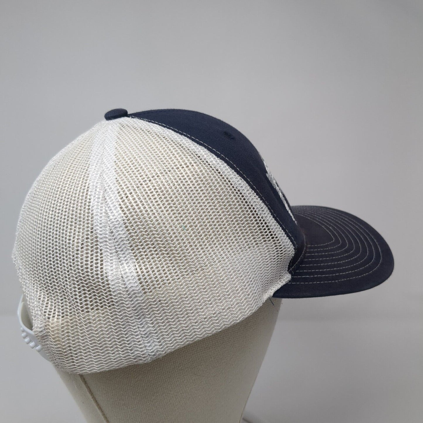 Phoenix Wood Products Snapback Trucker Hat Blue OS Adjustable Mesh Richardson