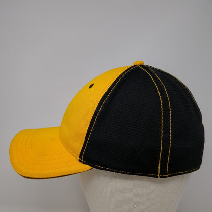 Sun Valley Fitted Baseball Cap Yellow One Size Embroidered American Dry Goods