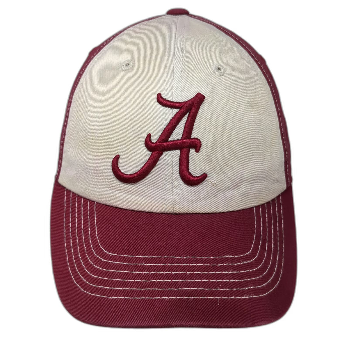 Alabama Crimson Tide NCAA Captivating Headgear Red Baseball Cap OSFM Hat Stitch