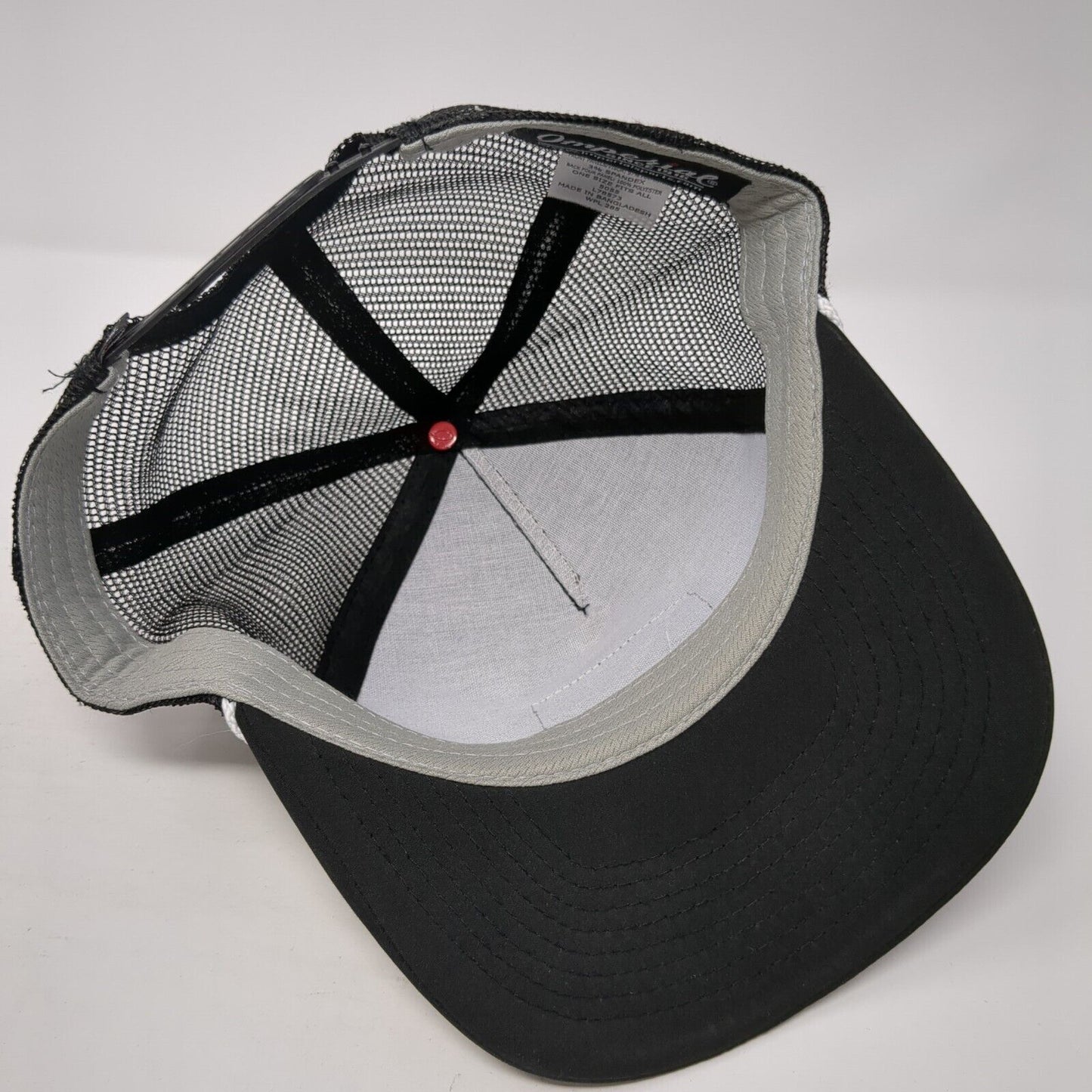 Off Hours Snapback Rope Trucker Hat Black One Size True Fit Imperial
