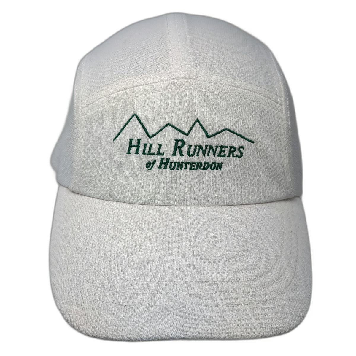 OGIO 5 Panel White One Size Hill Runners of Hunterdon Mesh Sport Slideback Hat