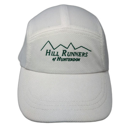 OGIO 5 Panel White One Size Hill Runners of Hunterdon Mesh Sport Slideback Hat