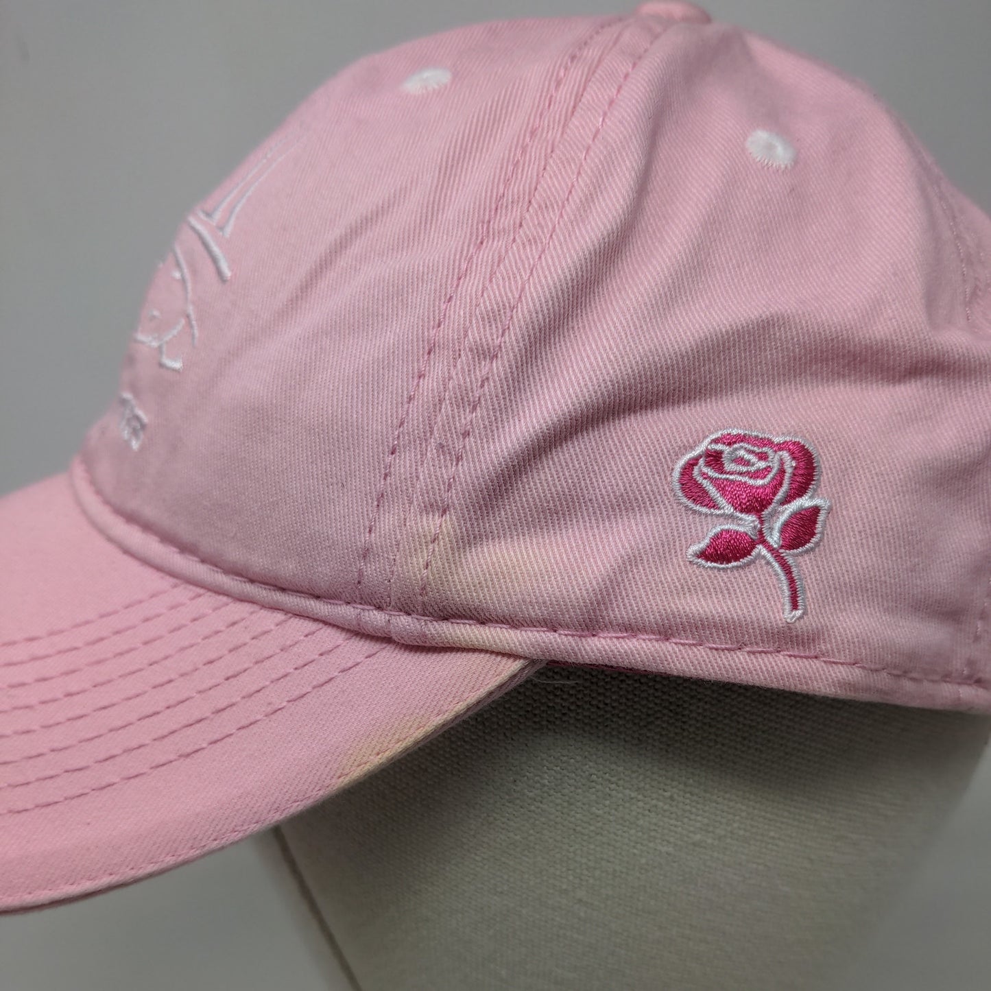 115th Kentucky Derby Churchill Downs May 2007 Women's Slideback Hat Pink Cotton