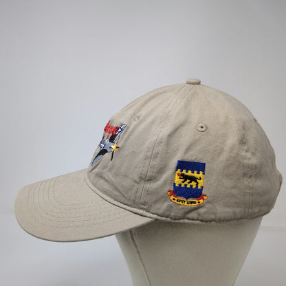 Port & Company Tuskegee 332nd P-51 Mustang Crest Beige Baseball Cap One Size hat