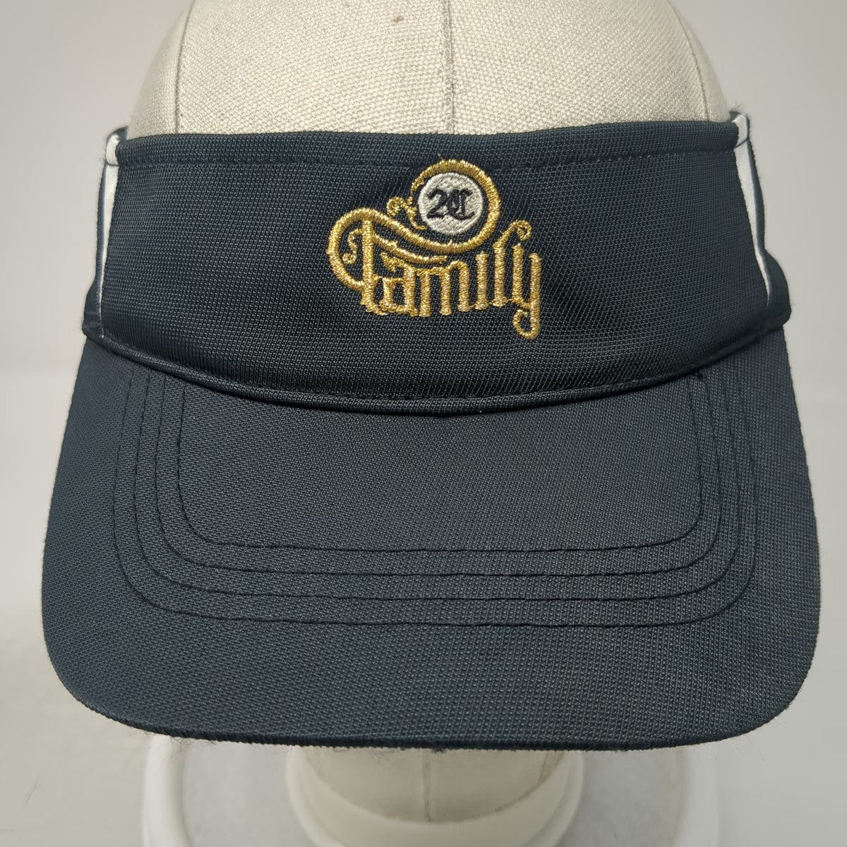 Sport-Tek Visor Black One Size Family 20 Embroidery Contrast Side Panels Hat