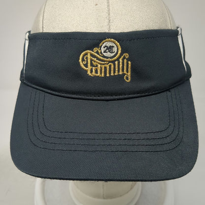 Sport-Tek Visor Black One Size Family 20 Embroidery Contrast Side Panels Hat