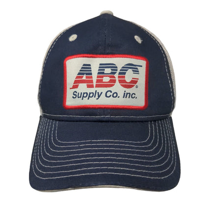 ABC Supply Co Inc. Strapback Trucker Hat Multicolor One Size Mesh Back 6 Panel