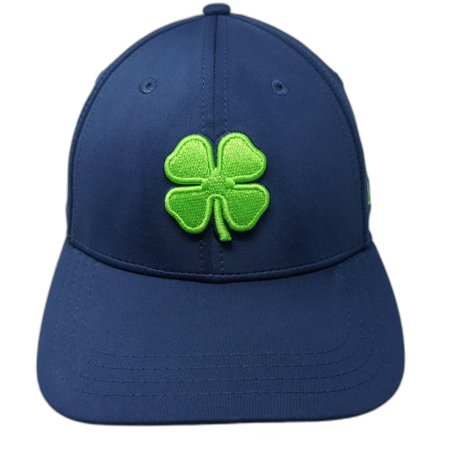 Black Clover Baseball Cap Blue M Suncadia Live Lucky Clover Green Stretch Hat