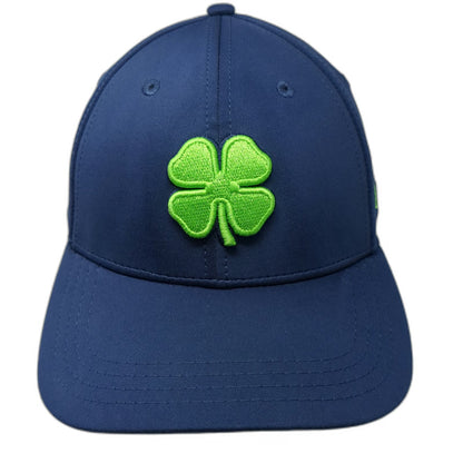 Black Clover Baseball Cap Blue M Suncadia Live Lucky Clover Green Stretch Hat