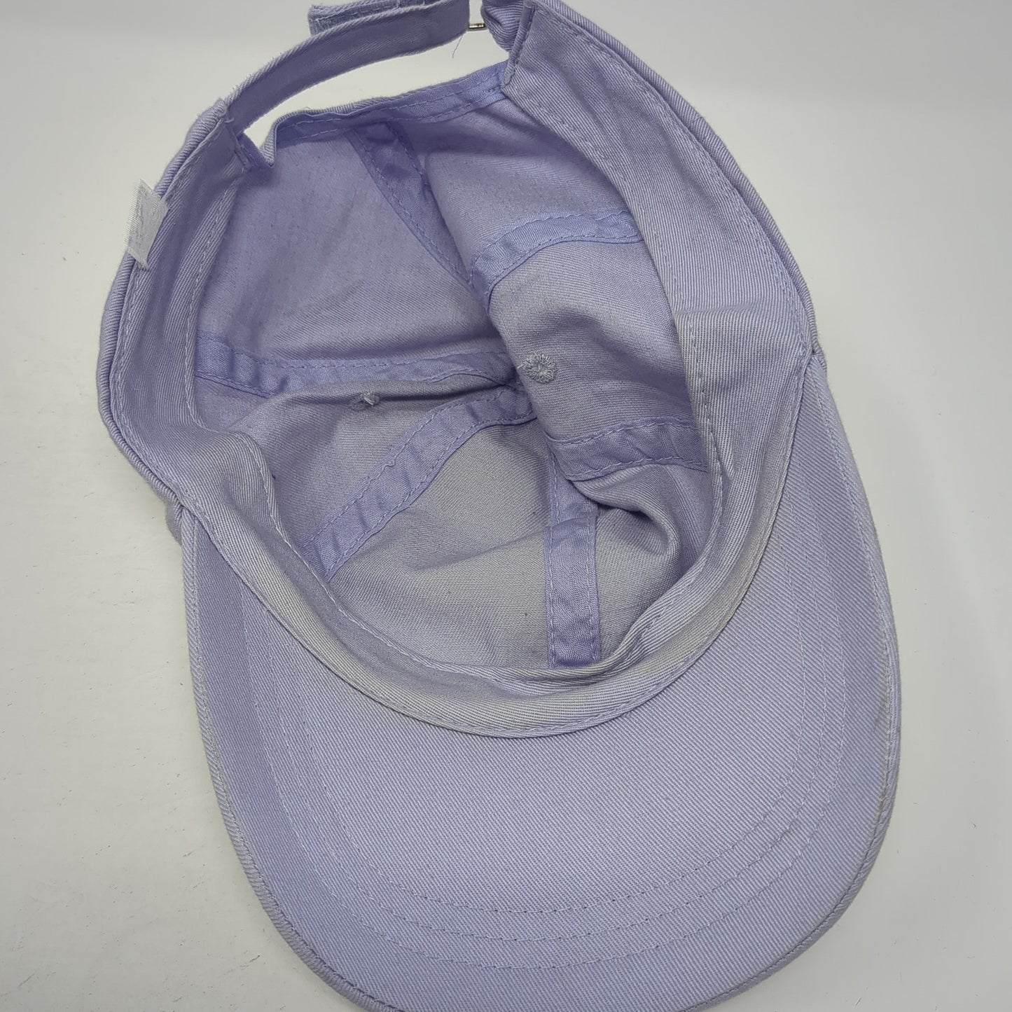 Unbranded Strapback Hat Blue One Size Adjustable Blank Solid 6 Panel