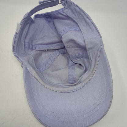 Unbranded Strapback Hat Blue One Size Adjustable Blank Solid 6 Panel