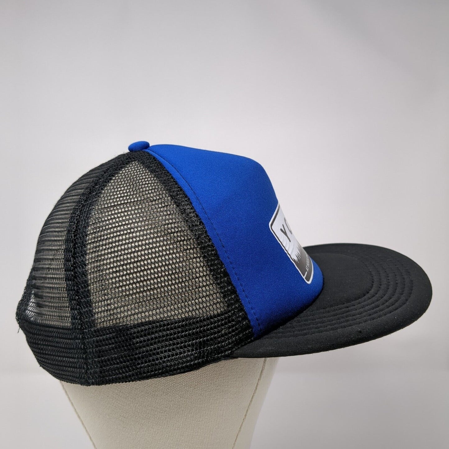 Y Camp Snapback Trucker Hat Multicolor One Size Adjustable Mesh Back District