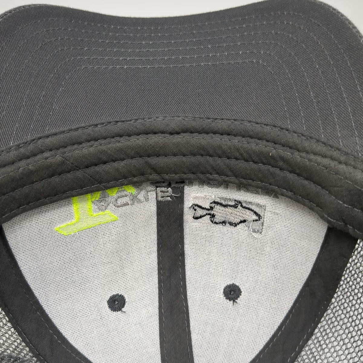 Otto Trucker Hat Gray One Size Tackle Warehouse Fishing Bass Mesh Snapback Cap