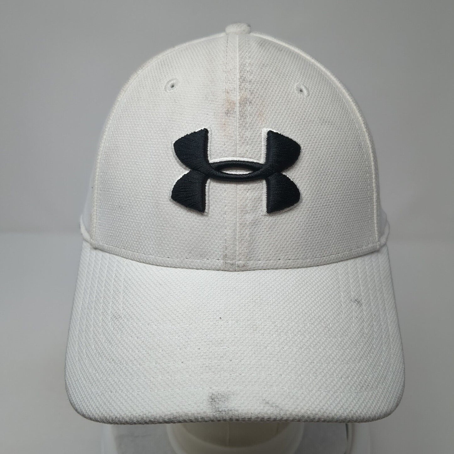 Under Armour Blitzing Fitted Hat White L/XL White Embroidered 6 Panel