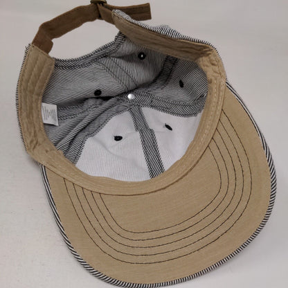 Unbranded Slideback Hat Multicolor OSFM Adjustable Pinstripe Vented Holes