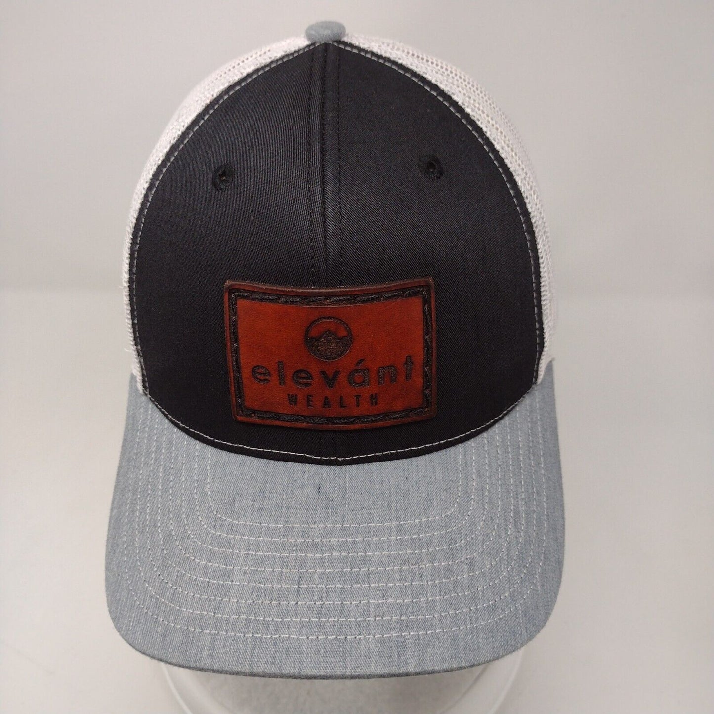 Elevant Wealth Patch Snapback Mesh Back Trucker Hat Multi OSFA Richardson