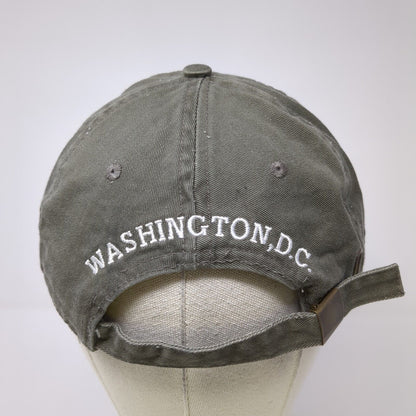 American Eagle Wadshington DC Slideback Hat Brown OS Adjustable Embroidered