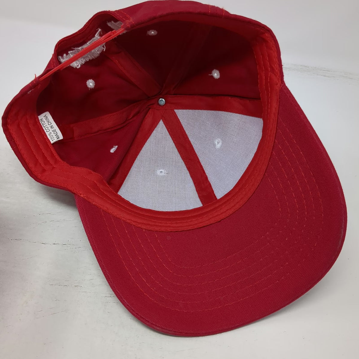 Red Snapback Hat One Size Samuel Adams Rebel IPA Beer Brewery Logo Adjustable