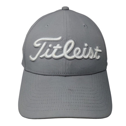 Titleist FJ Pro V1 Slideback Hat Gray One Size Embroidered Adjustable
