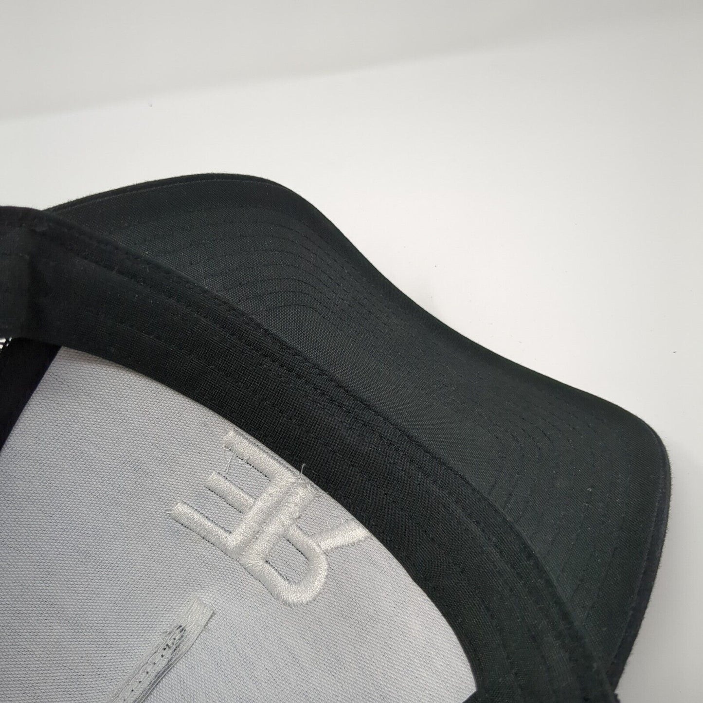 ER Snapback Trucker Hat Black One Size Adjustable Embroidered Classics Yupoong