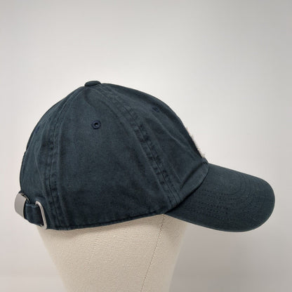American Flag Slideback Hat Black S/M Adjustable Embroidered Patriotic Gap