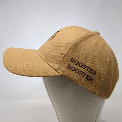 Pheasants Forever Rooster Booster Snapback Hat Tan OS Adjustable Embroidered