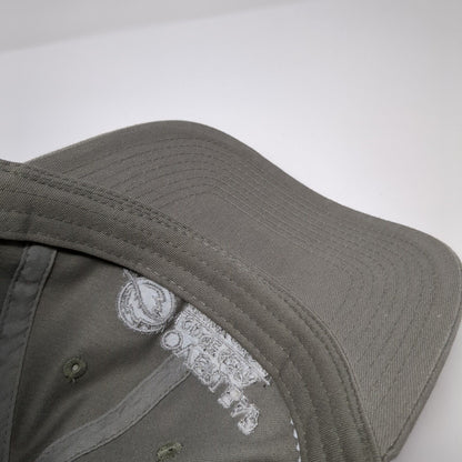 Overleaf Lodge & Spa Slideback Hat Gray One Size Adjustable Embroidered