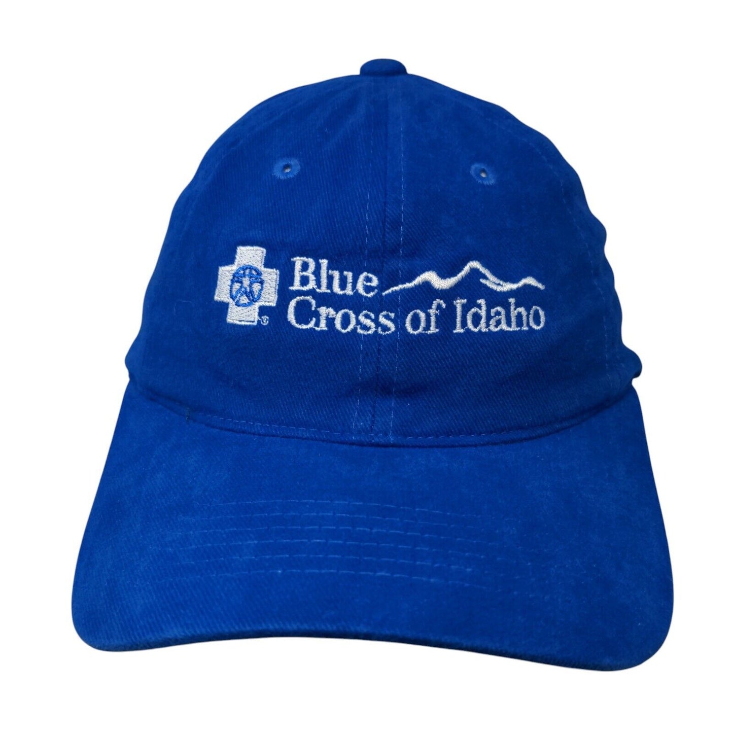 Blue Cross of Idaho Slideback Hat Blue OSFA Adjustable Embroidered Sportsman