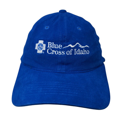Blue Cross of Idaho Slideback Hat Blue OSFA Adjustable Embroidered Sportsman